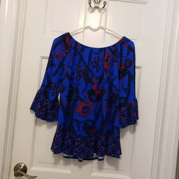 Style & Co. Colorful Knit Top Size Medium, Boho - Picture 7 of 8
